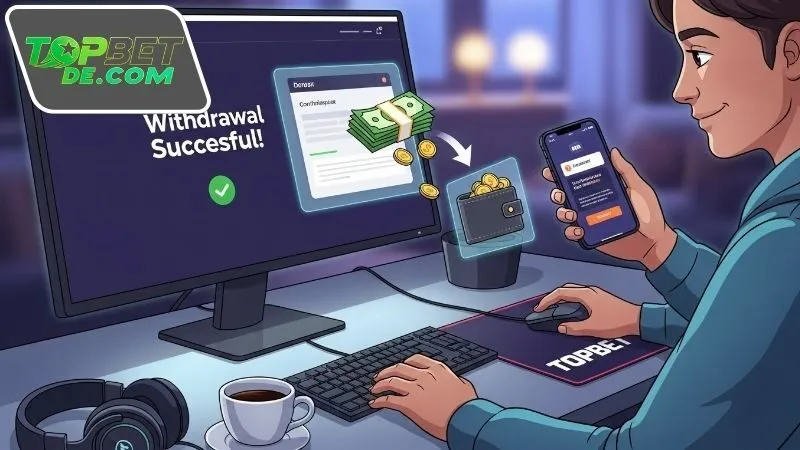 Thời gian xử lý giao dịch rút tiền Topbet